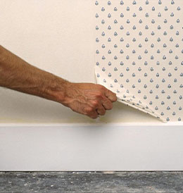 Remoción de empapelado